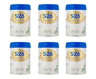 【新西兰直邮包邮】Wyeth 惠氏S26 A2婴幼儿奶粉 2段*6罐 900克/罐（6-12个月适用） 